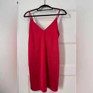 Red Zara slips dress - women’s medium